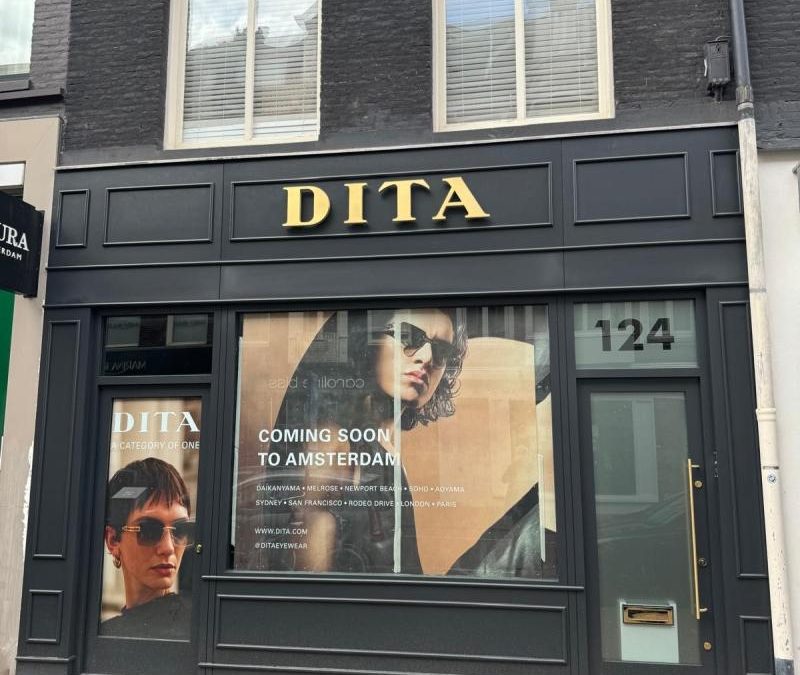 KroesePaternotte verhuurt aan DITA Eyewear op de PC Hooftstraat
